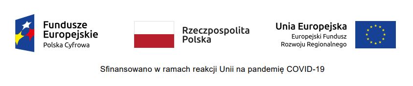 Logotypy projektu cyfrowa gmina, fundusze europejskie polska cyfrowa, rzeczpospolita polska, unia europejska europejski fundusz rozwoju regionalnego